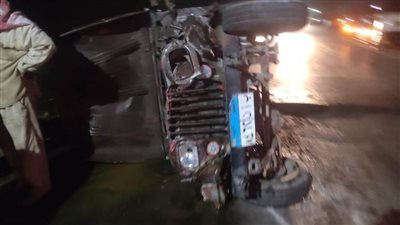 مصرع وإصابة 3 أشخاص في تصادم دراجة نارية وسيارة بالدقهلية