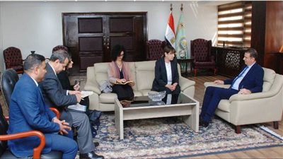 وزير الزراعة يبحث مع مسئولة دولية تعزيز التعاون مع وكالات الأمم المتحدة العاملة في القطاع الزراعي