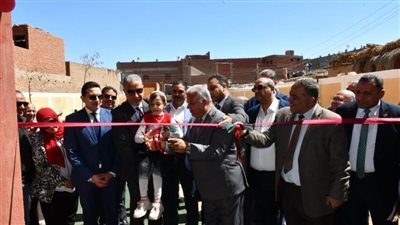محافظ الفيوم يفتتح مدرسة وليدة بمركز سنورس 