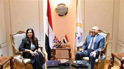 الوزير يبحث مع المبعوث التجاري البريطاني لمصر سبل تعزيز التعاون بين البلدين