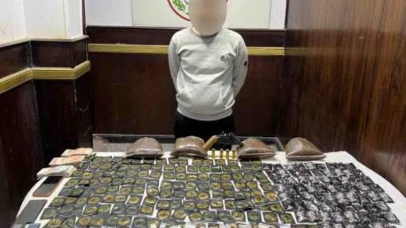 المتهم والمضبوطات