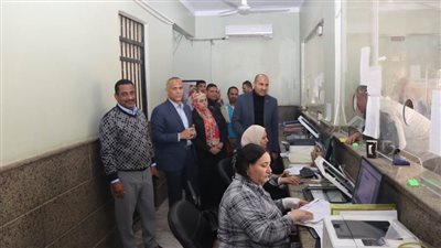 سكرتير بني سويف يواصل متابعاته ملف التصالح خلال زيارته للمراكز التكنولوجية