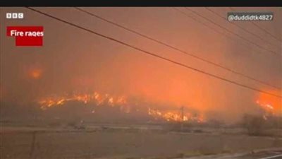 عاجل| شاهد.. الإله بوذا يحترق و