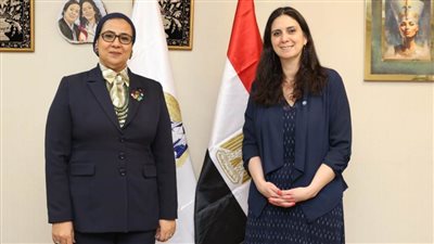 المستشارة أمل عمار تستقبل الممثلة الجديدة لمنظمة اليونيسف في مصر