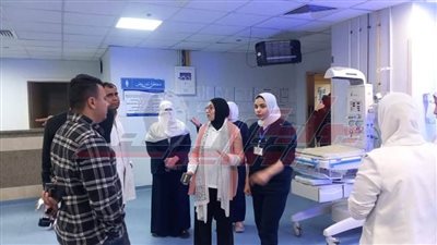وكيل مديرية الصحة تتفقد مستشفى سيدي غازي المركزي