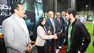 على ملعب سيتى كلوب.. محافظ البحيرة تشهد نهائي الدورة الرمضانية لكرة القدم.. صور