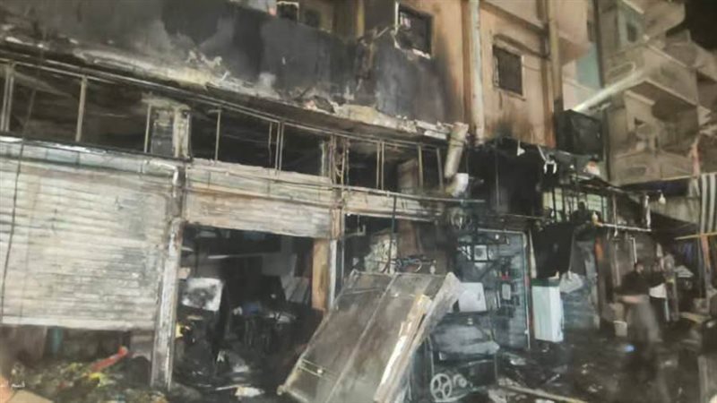 السيطرة على حريق