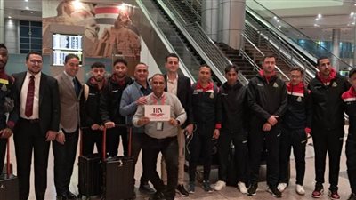 استقبال رسمي من نادي بيراميدز لبعثة الجيش الملكي بالقاهرة