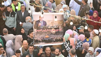 لدعم القضية الفلسطينية ورفض مخطط التهجير..الآلاف من أبناء البحيرةيحتشدون عقب صلاة عيد الفطر