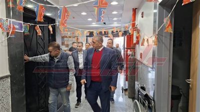 أبوالسعد يتفقد مستشفى الصدر فى أول أيام عيد الفطر المبارك