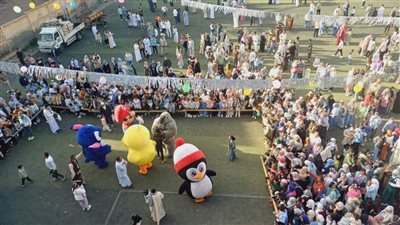  بالصور.. ألعاب وأنشطة ترفيهية بمراكز شباب الغربية في أول أيام عيد الفطر 