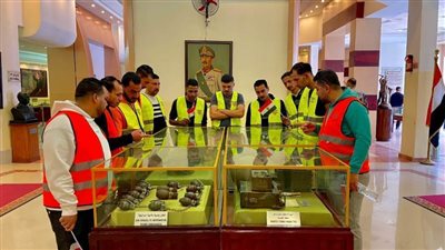 صندوق مكافحة وعلاج الإدمان ينظم زيارة للمتعافين إلى المتحف الحربي ببورسعيد