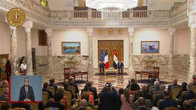 عاجل| بث مباشر.. الرئيس السيسي ونظيره الفرنسي يشهدان توقيع عدد من الاتفاقيات ويعقدان مؤتمرًا صحفيًا