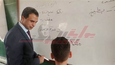 د. علاء جودة يتفقد المدارس لمتابعة سير العملية التعليمية 