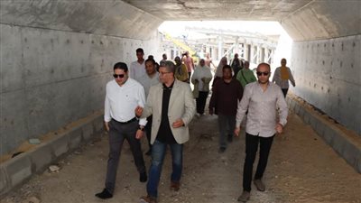 إعادة الحركة لطبيعتها على محور عدلي منصور بعد انتهاء النفق ببني سويف