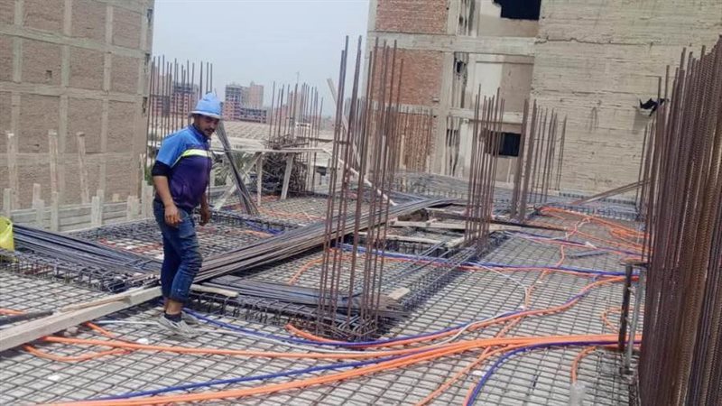 جانب من أعمال إنشاء