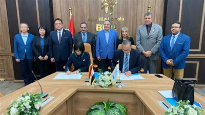 بروتوكول تعاون بين جامعتي بنها الأهلية ونانجنج الصينية