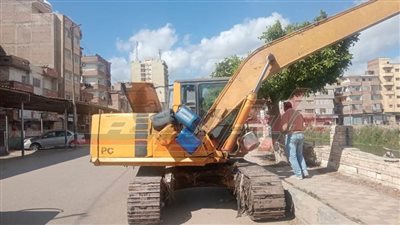 تطهير الترعة والمراوي بكفر الشيخ