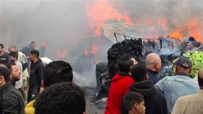 إخماد حريق في مصنع قطن وغزول بالمحلة الكبرى