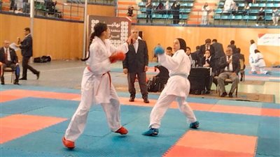 منافسة ساخنة في ثاني أيام بطولة الجمهورية للكاراتيه تحت 16 عامًا