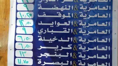 محافظ الإسكندرية يشدد على وضع بنرات توضح خطوط السير وسعر تعريفة الركوب الجديدة 