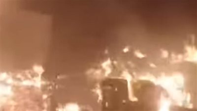 نشوب حريق بمستودع أنابيب ومصنع كرتون بالشرقية 