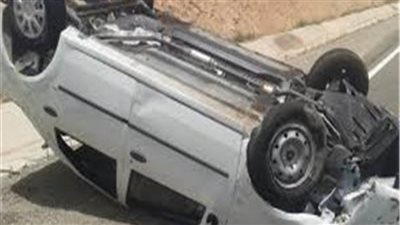  مصرع 3 أشخاص في حادث انقلاب سيارة بكوم أمبو بأسوان