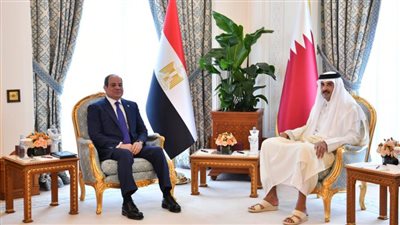 عاجل.. نص البيان المشترك المصري والقطري 