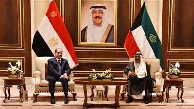 عاجل.. جلسة مباحثات موسعة بين الرئيس السيسي وأمير دولة الكويت 