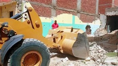 إزالة 11 حالة تعدٍ على مساحة 4095 مترًا شرق مدينة أسوان