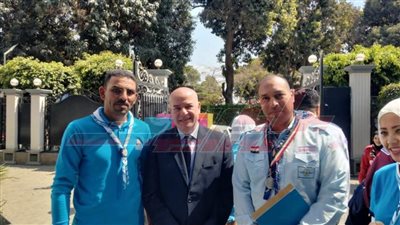 تكريم منسق النشاط الكشفي بكفر الشيخ من وزارة الشباب والرياضة