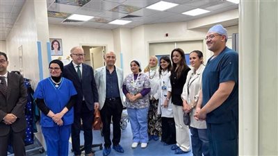 عميد طب قصر العيني يستقبل نظيره من جامعة كريستيان ألبريشت بكيل الألمانية