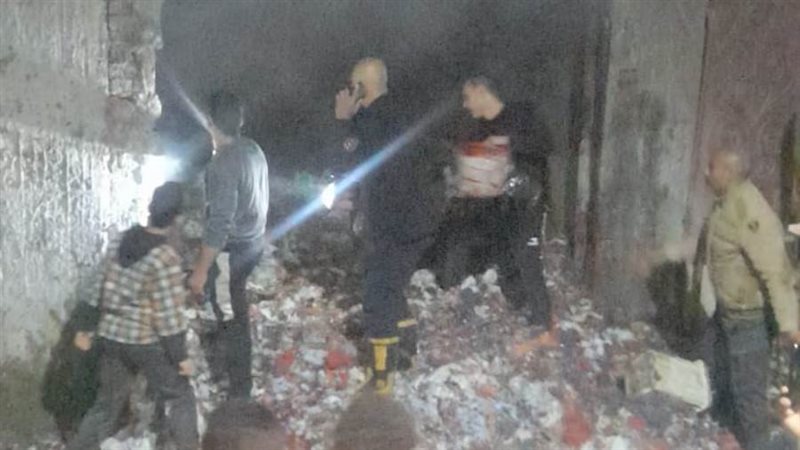 إخماد حريق مصنع مراتب