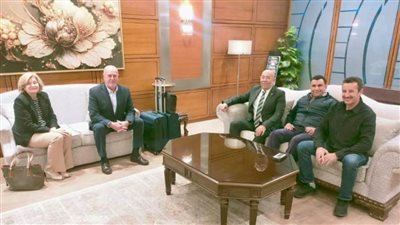 الدهراوي  يستقبل رئيس الاتحاد الدولي للكاراتيه لمتابعة بطولة الدوري العالمي