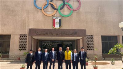 العريان وحسني يستقبلان وفد جامعة كابيتال الصينية لبحث التعاون في الدراسات الأوليمبية 