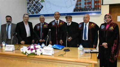 تهنئة بحصول المقدم هشام البري على الدكتوراه