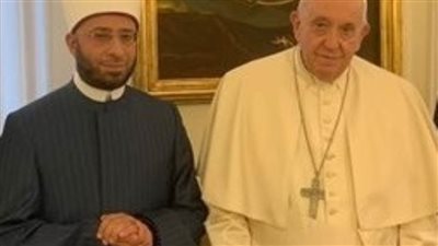 وزير الأوقاف ينعى البابا فرنسيس بابا الفاتيكان 