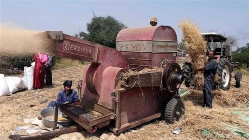 ماكينة حصاد القمح