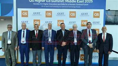 رئيس جامعة كفر الشيخ يشارك في قمة QS العالمية للجامعات بدولة الكويت