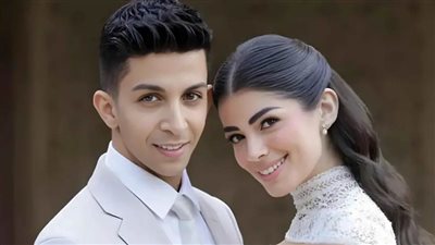  شاهد احتفال ليلى زاهر وهشام جمال بزفافهما