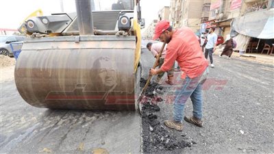 رصف طرق قلين ضمن الخطة الاستثمارية للعام المالى 2024-2025