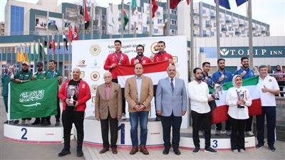 فريدة درويش ومحمد حمدي يقودان إنجاز مصر في البطولة العربية للرماية