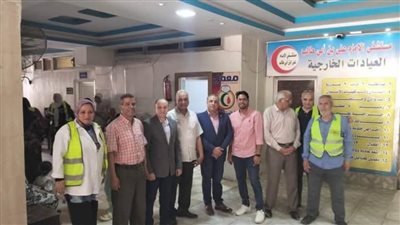 الكشف وصرف العلاج المجاني لـ500 مواطن في قافلة الشعب الجمهوري ببني سويف