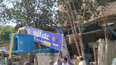 رئيس مدينة الغنايم بأسيوط يتابع حملة لمراجعة وحصر الإعلانات المخالفة