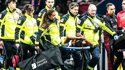 نيس يعلن إصابة محمد عبد المنعم بقطع في الرباط الصليبي 