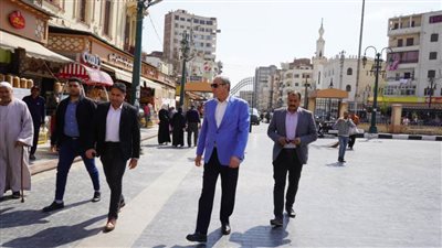  بالصور.. محافظ الغربية يتابع تطوير محيط السيد البدوي والسلخانة ومحور محلة منوف