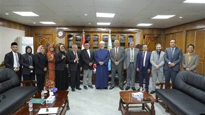 سلامة داود يوقع مذكرة تفاهم بين جامعتي الأزهر وسلطان أجونج الإسلامية بإندونيسيا