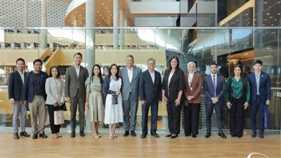 نائب وزير الخارجية التايلاندي في زيارة لمكتبة الإسكندرية