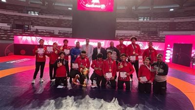 منتخب مصر للمصارعة الرومانية تحت 20 سنة يحصد كأس البطولة الأفريقية بعد حصد 10 ميداليات