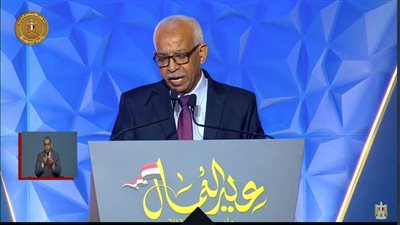 بالفيديو... كلمة رئيس الاتحاد العام لنقابات عمال مصر خلال احتفالية 